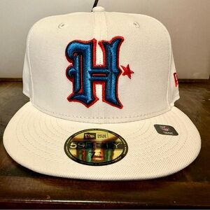 Houston Texans NFL New Era Omaha 59FIFTY Fitted Hat Cap Size 7 3/8